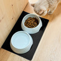 Futternapfset mit Katze