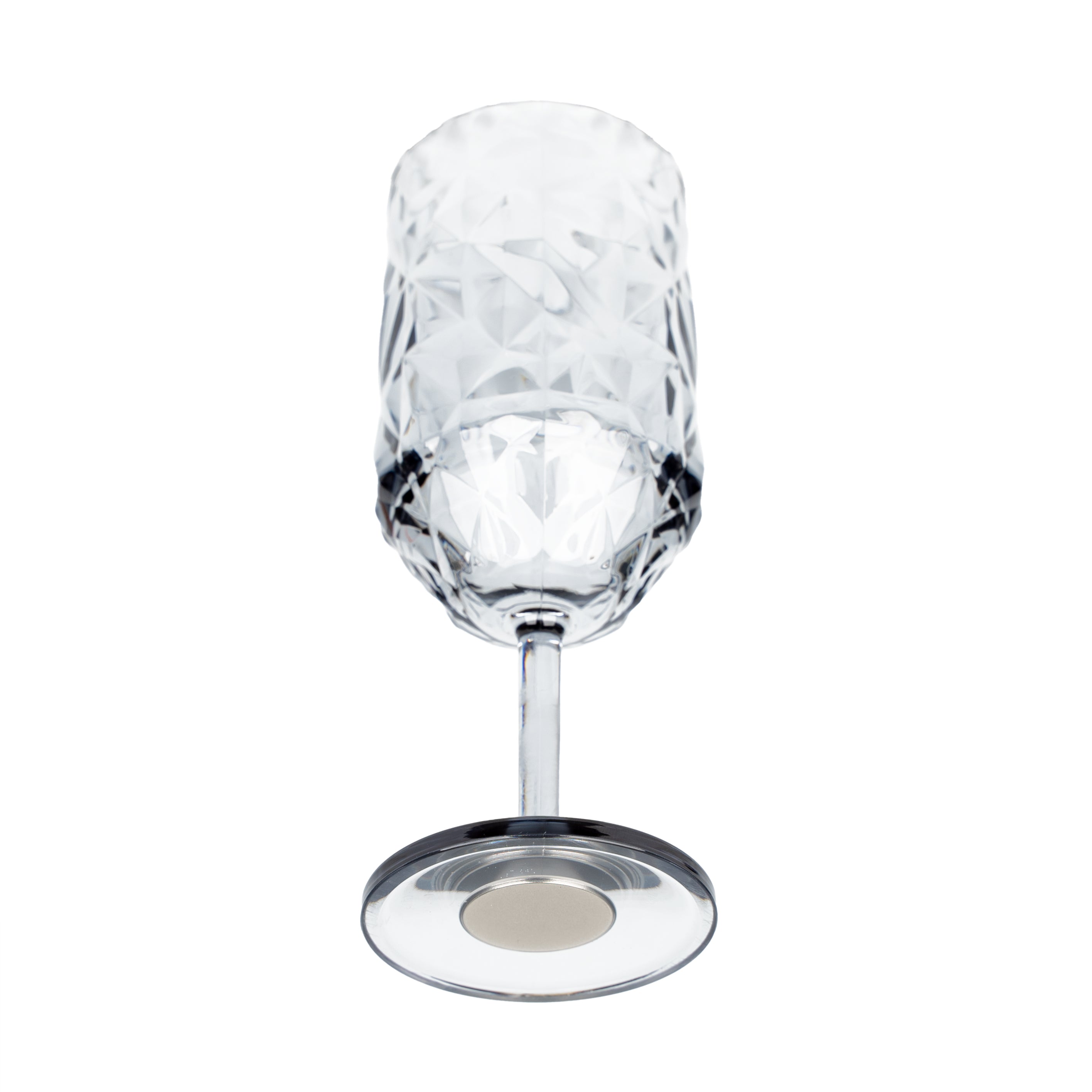 Magnet-Kunststoffglas WEIN GREY PRISMA ohne Pad
