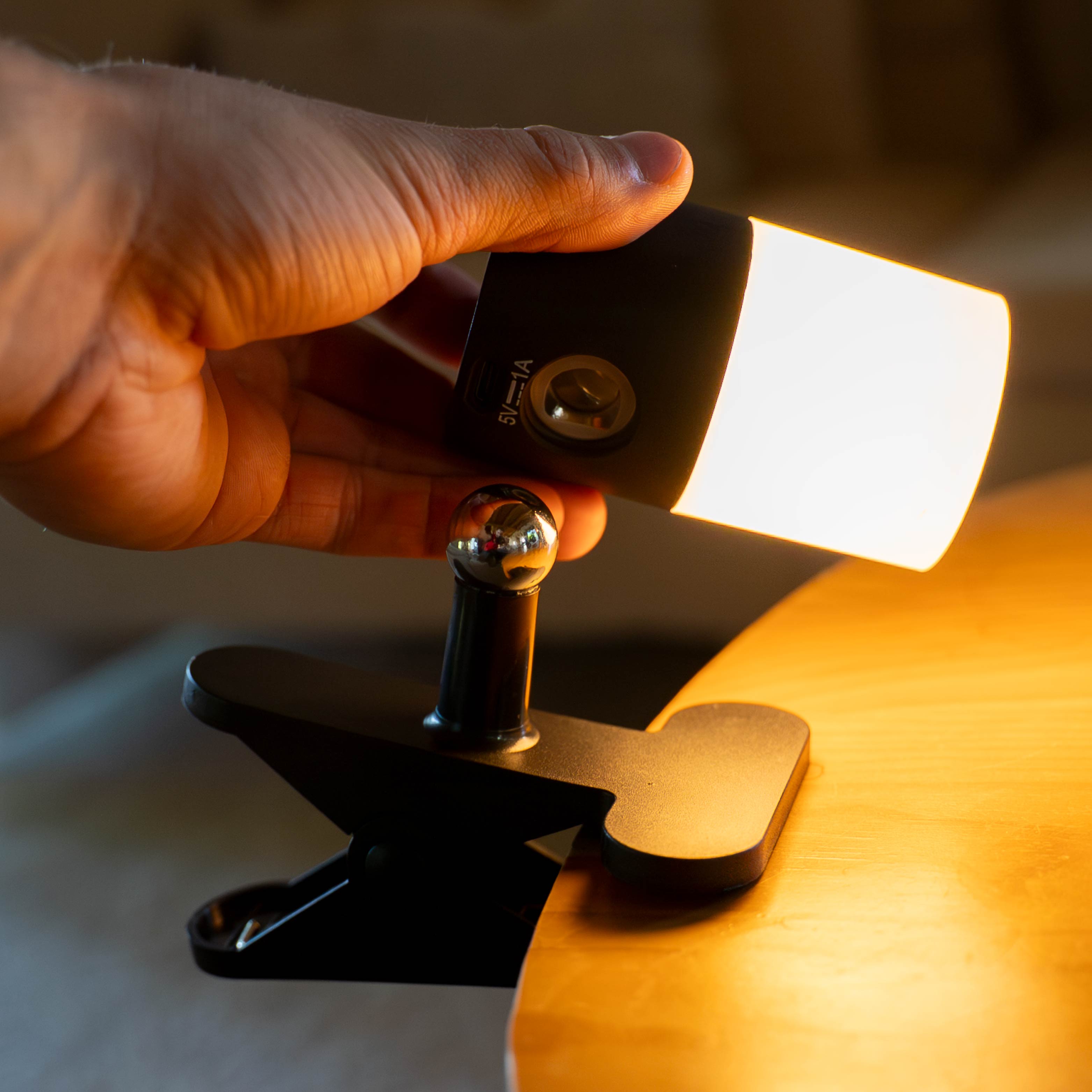 Morsetto a testa sferica per lampade magnetiche SPOTY