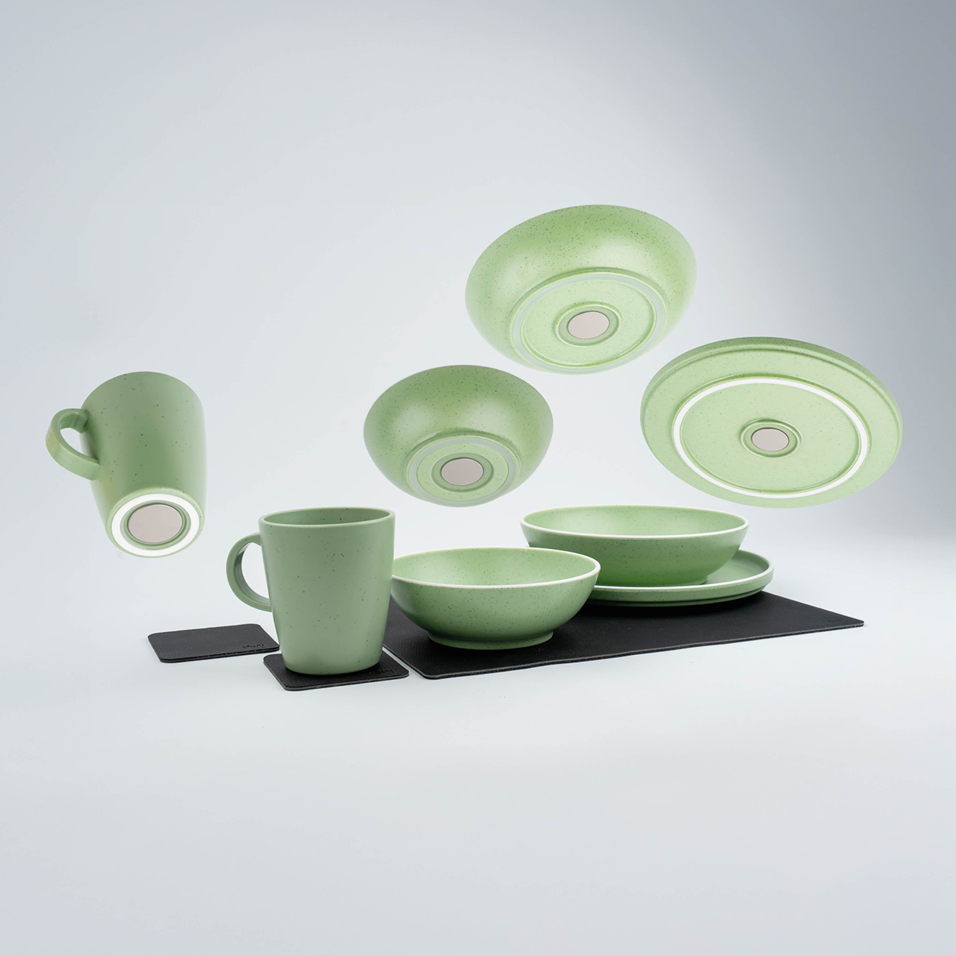 Magnet-Kunststoff-Set green Freisteller-Bild