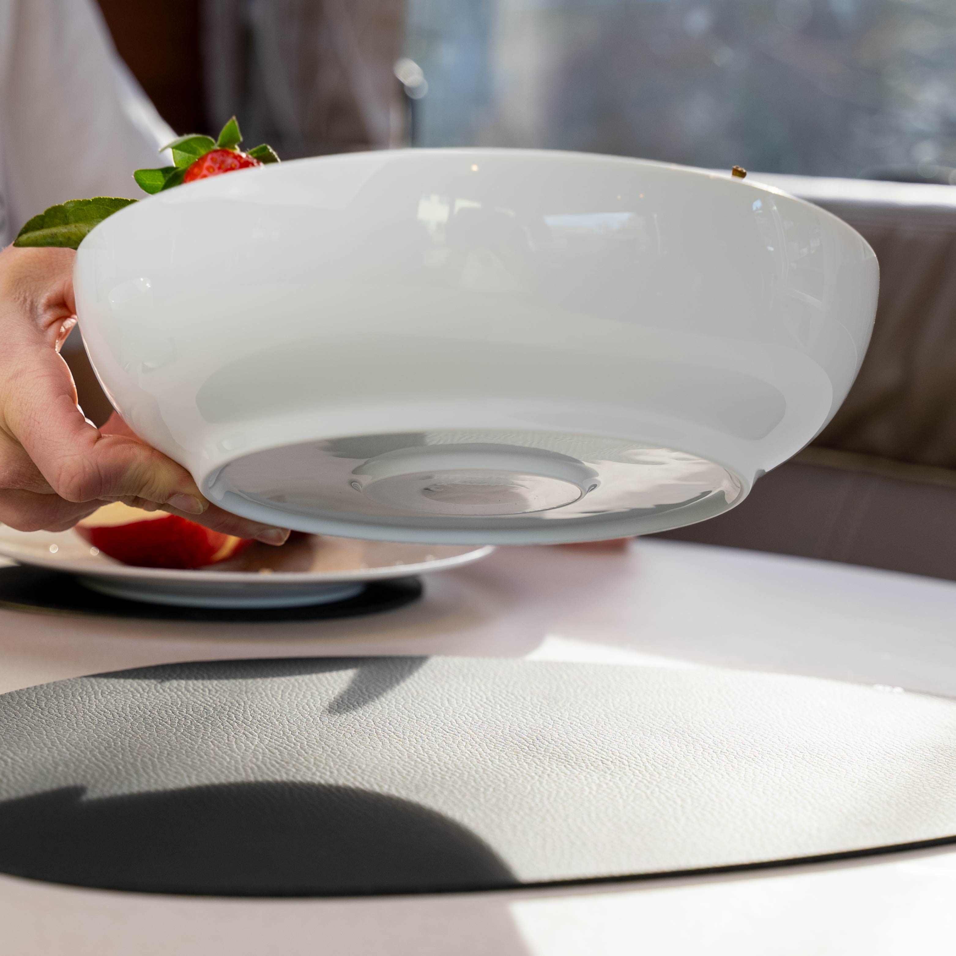 Blick auf eingegossenen Magneten in der Food-Bowl