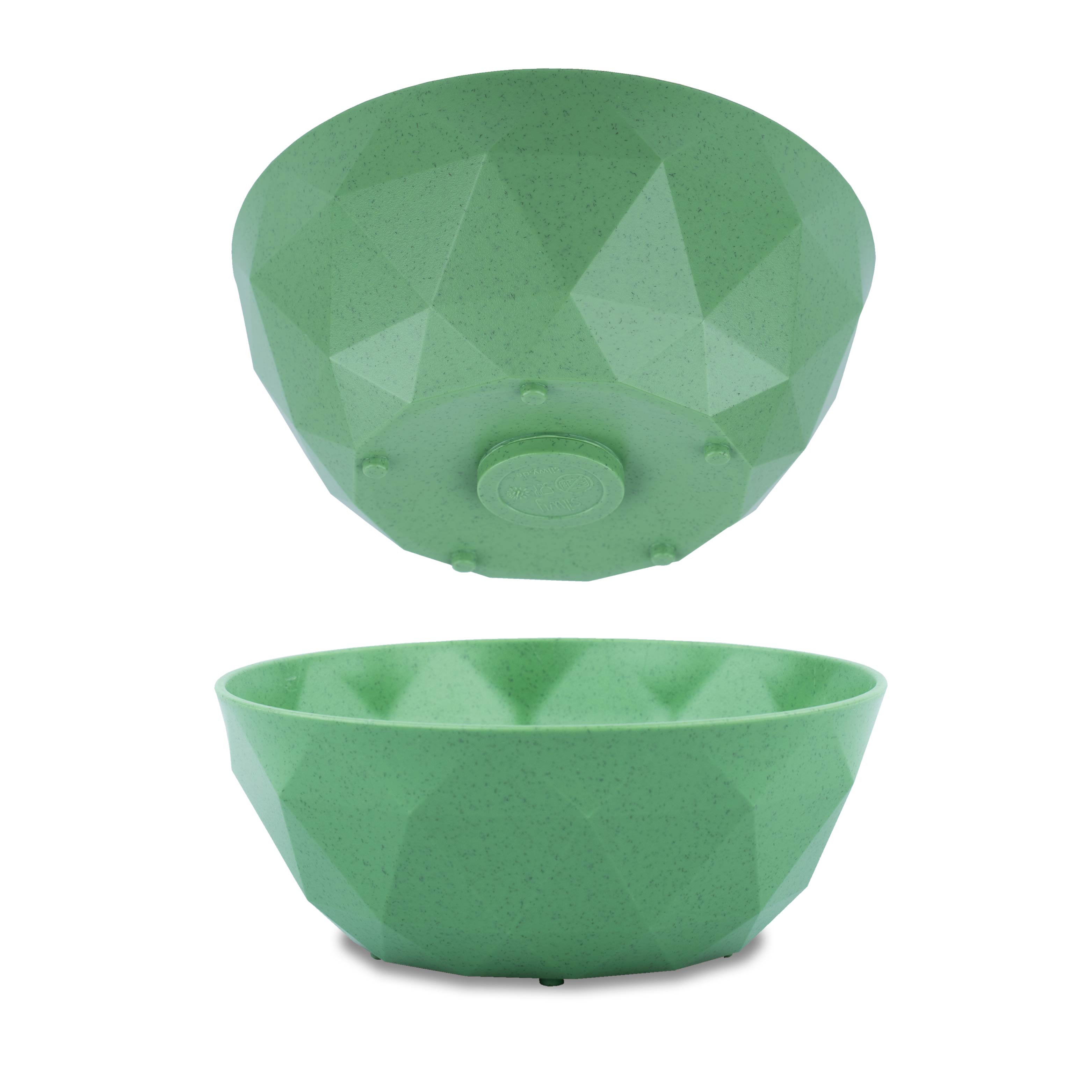 Freisteller Magnet-Kunststoffbowls in der Farbe grün im zweier Set