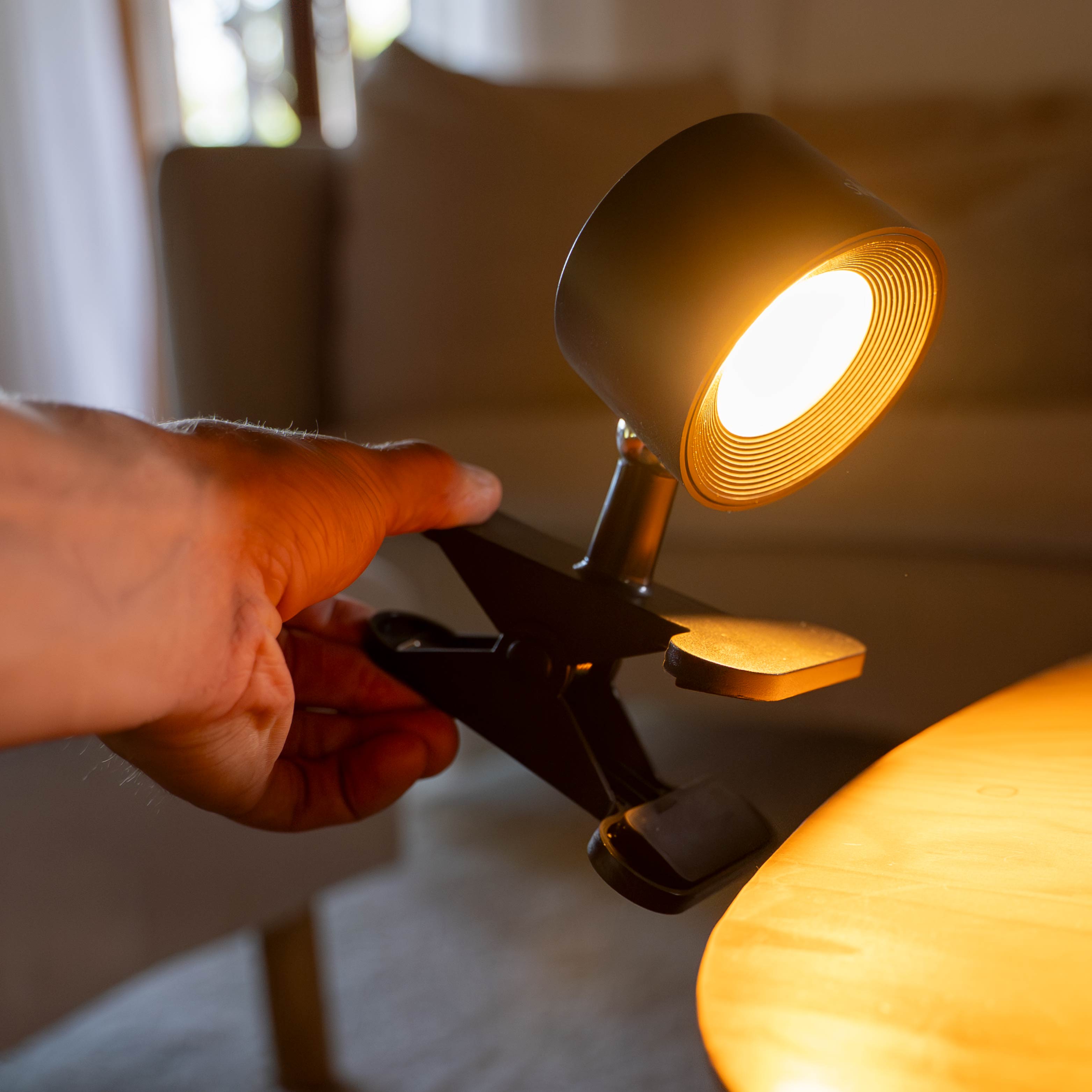Pince à tête sphérique pour lampes magnétiques SPOTY