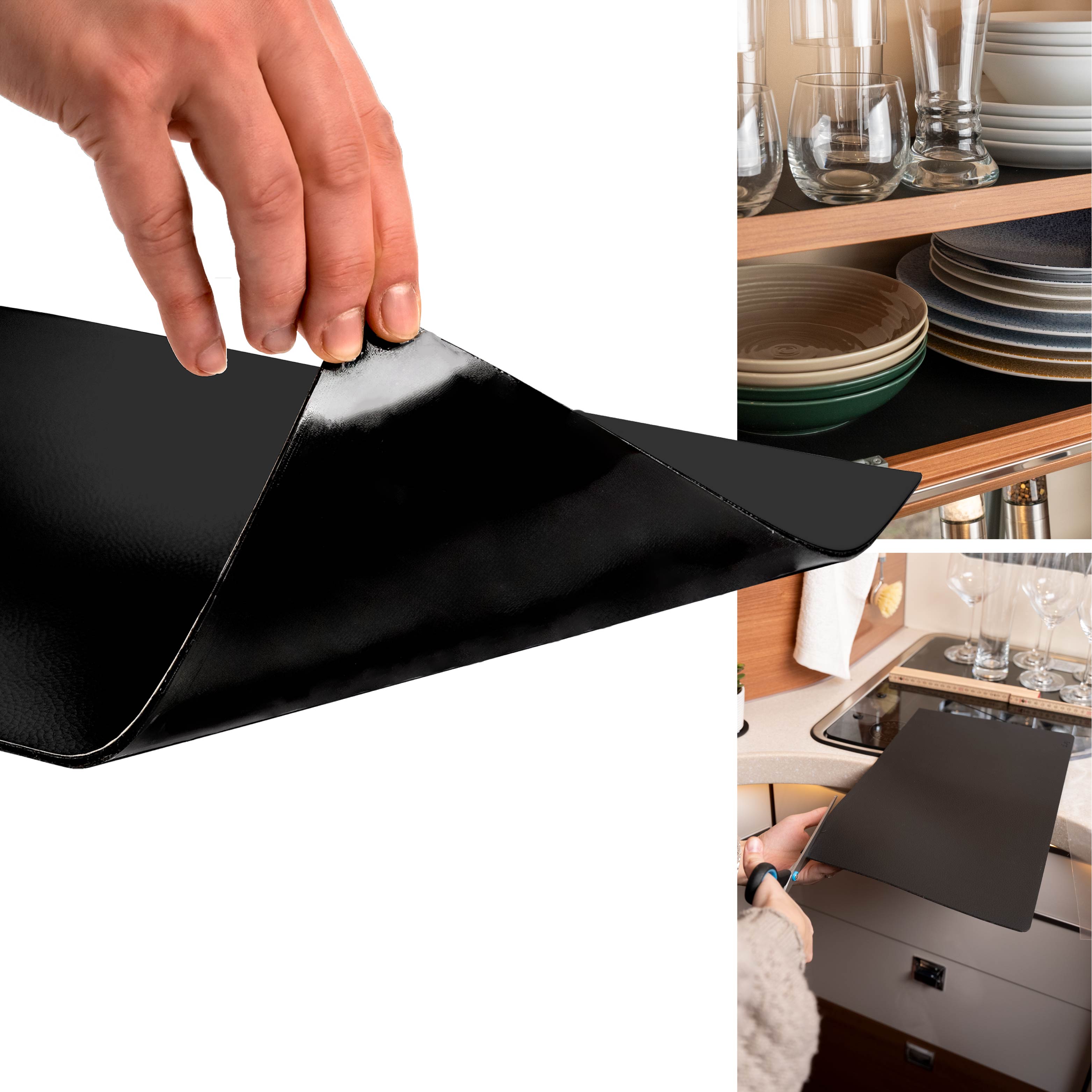 Tapis nano gel métal NOIR