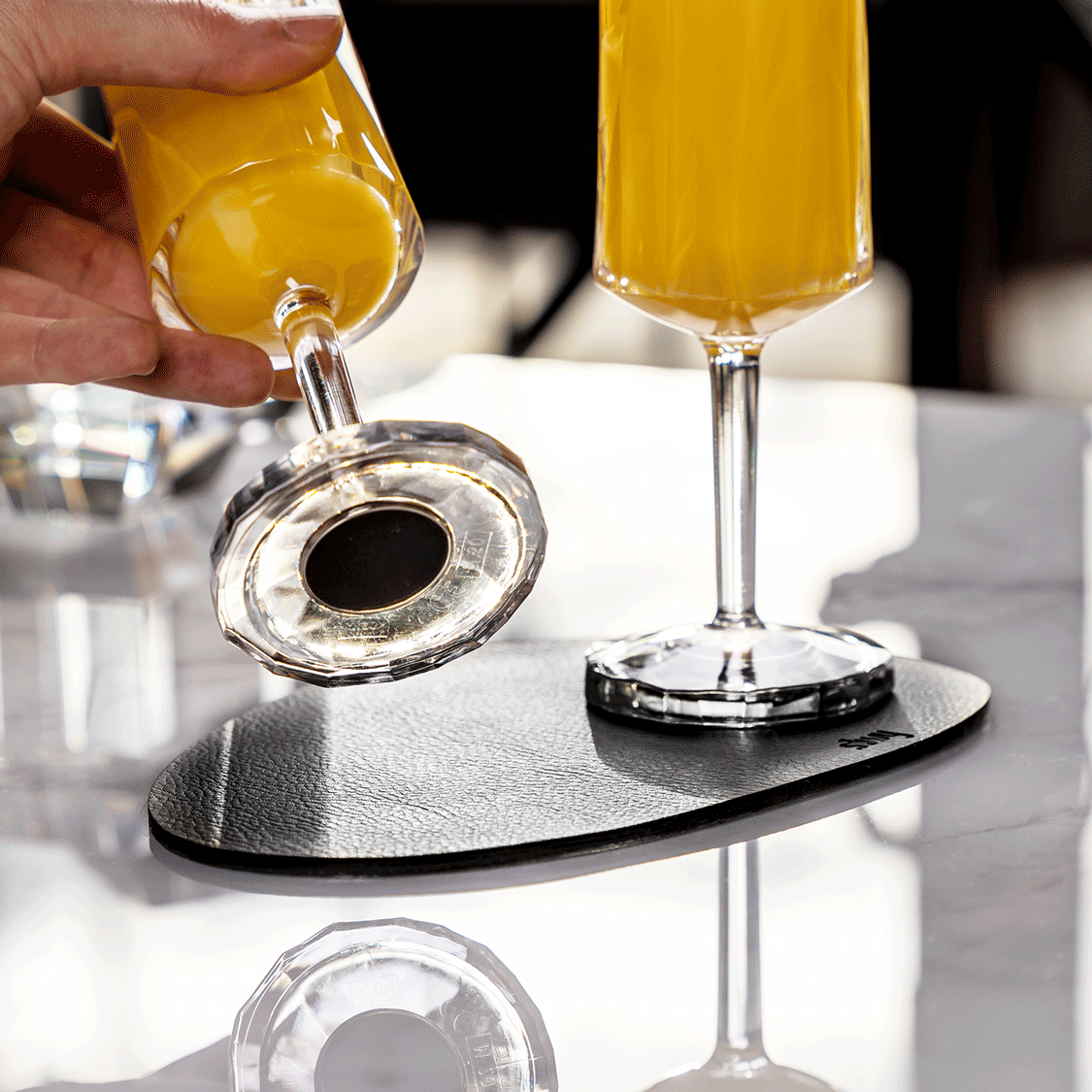 Set de table en gel nano-métallique PETIT NOIR