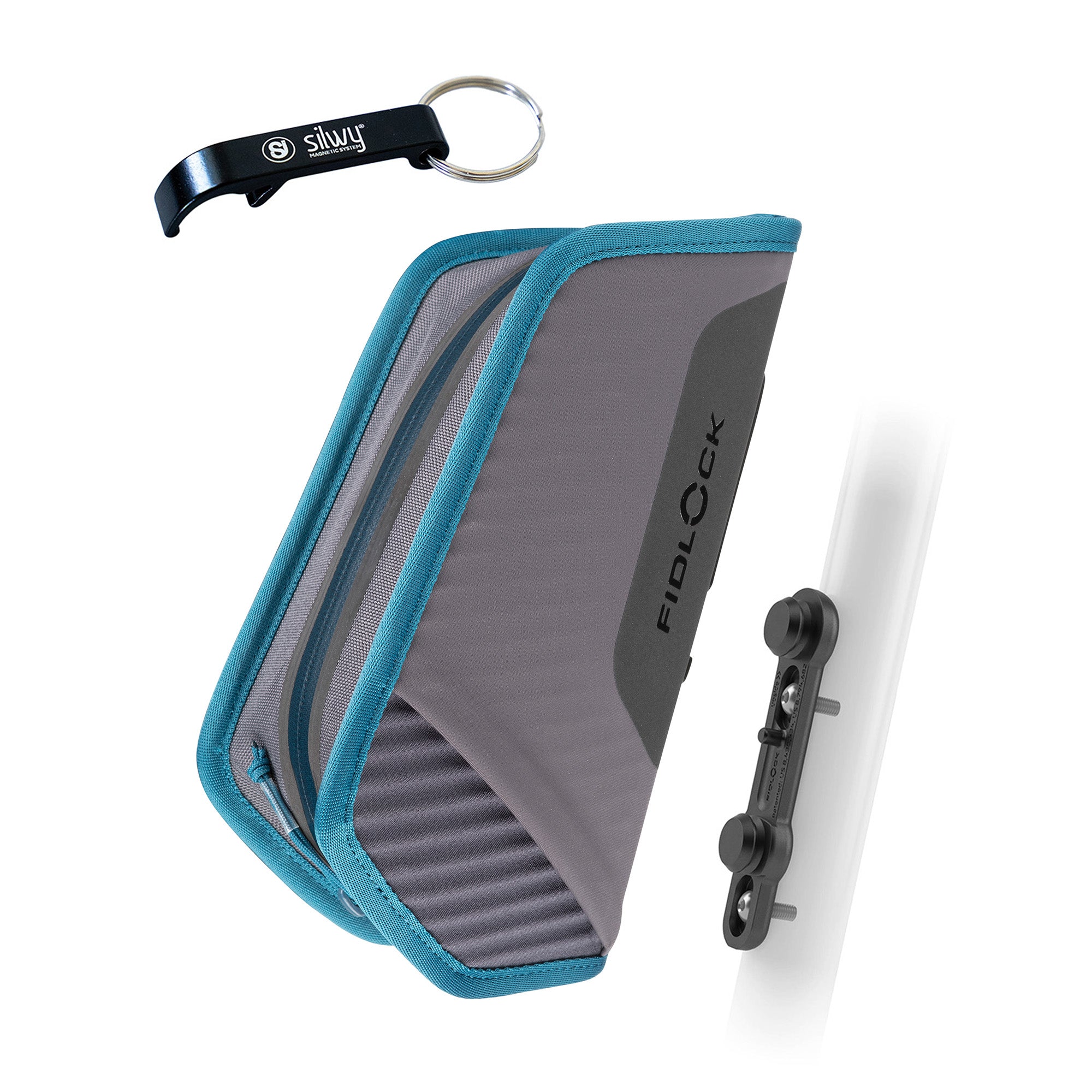 Sac magnétique FIDLOCK TWIST sac essentiel BLEU incl. base vélo