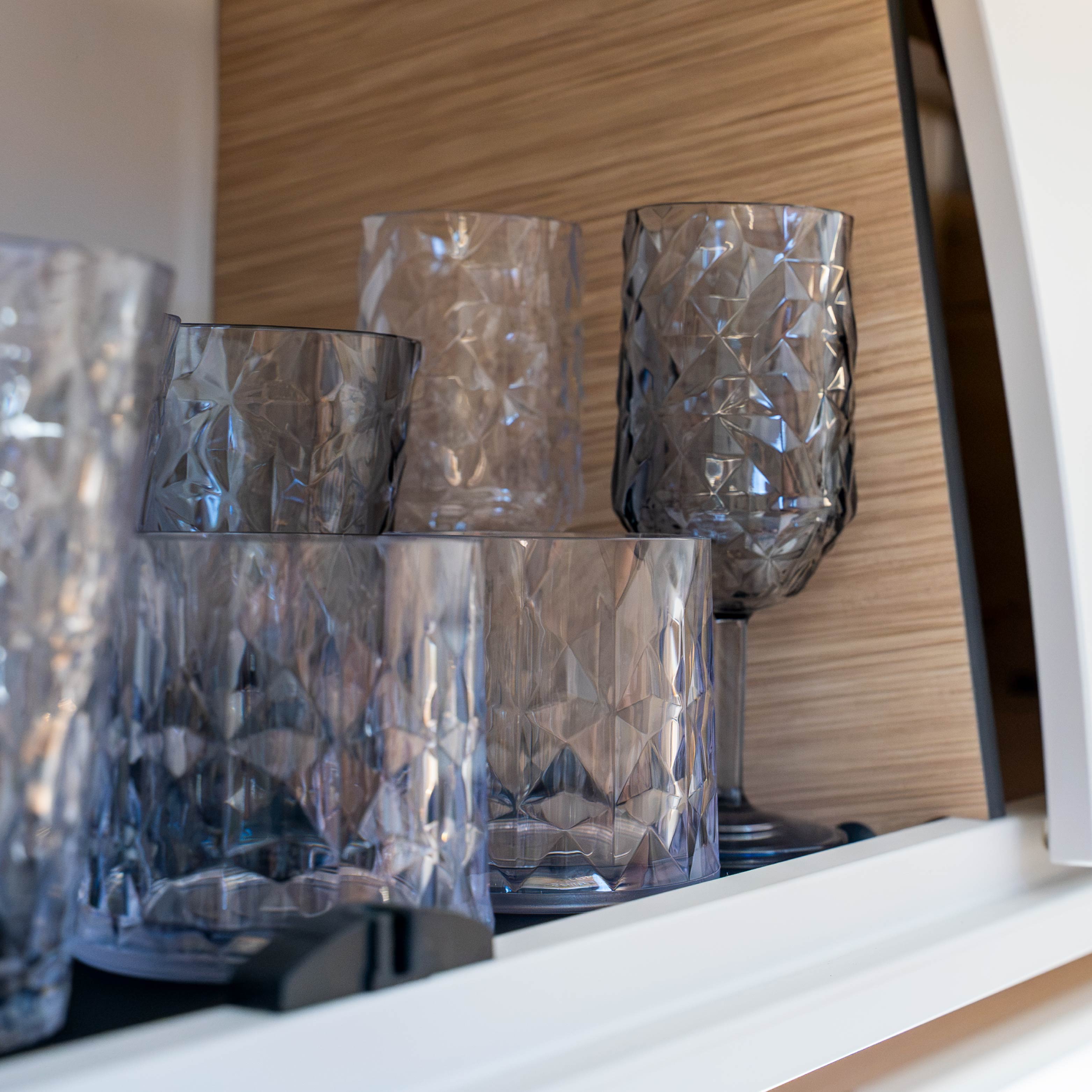 Bicchieri in plastica magnetici TUMBLER TRASPARENTE