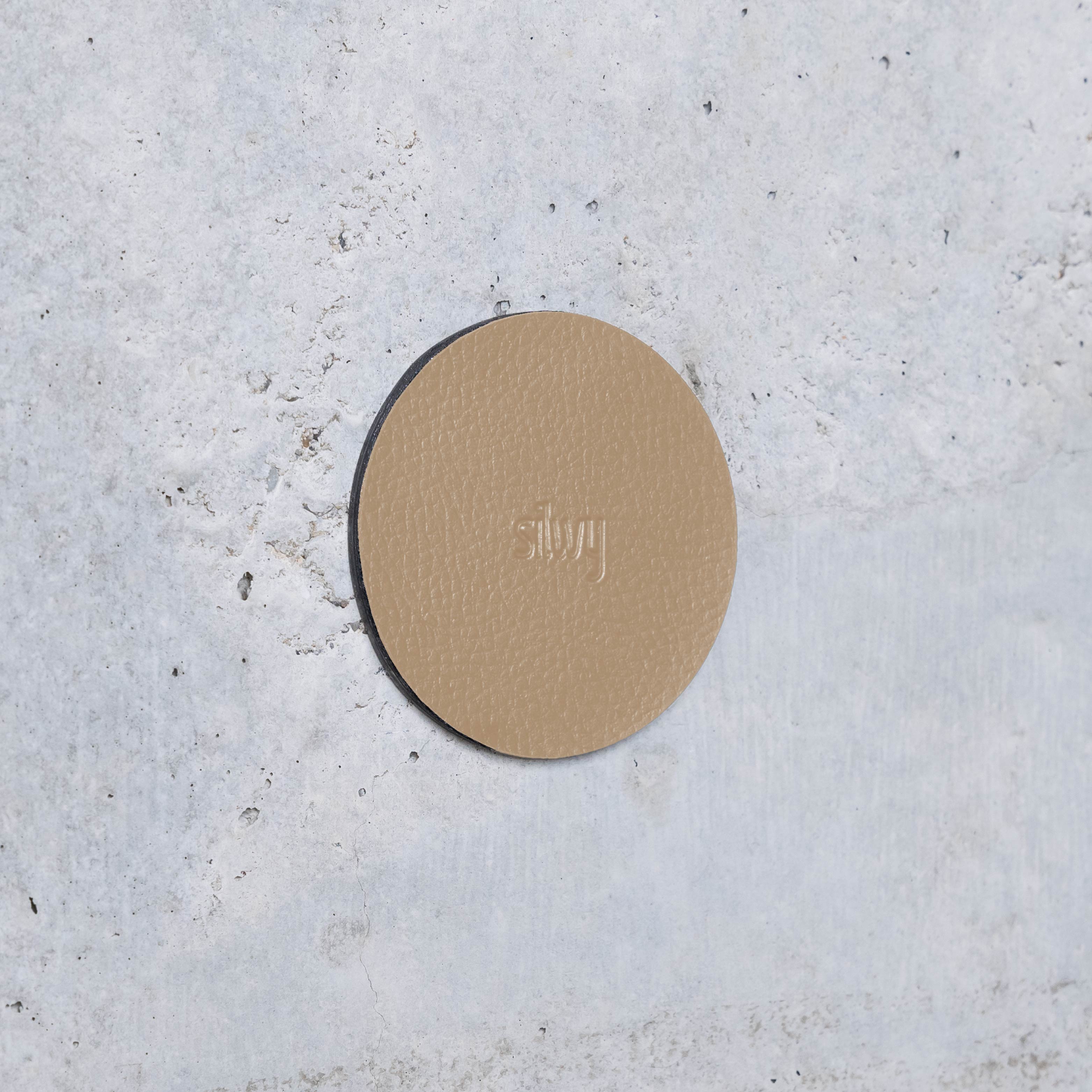 Almohadillas de gel nano metálico 7,5 cm BEIGE