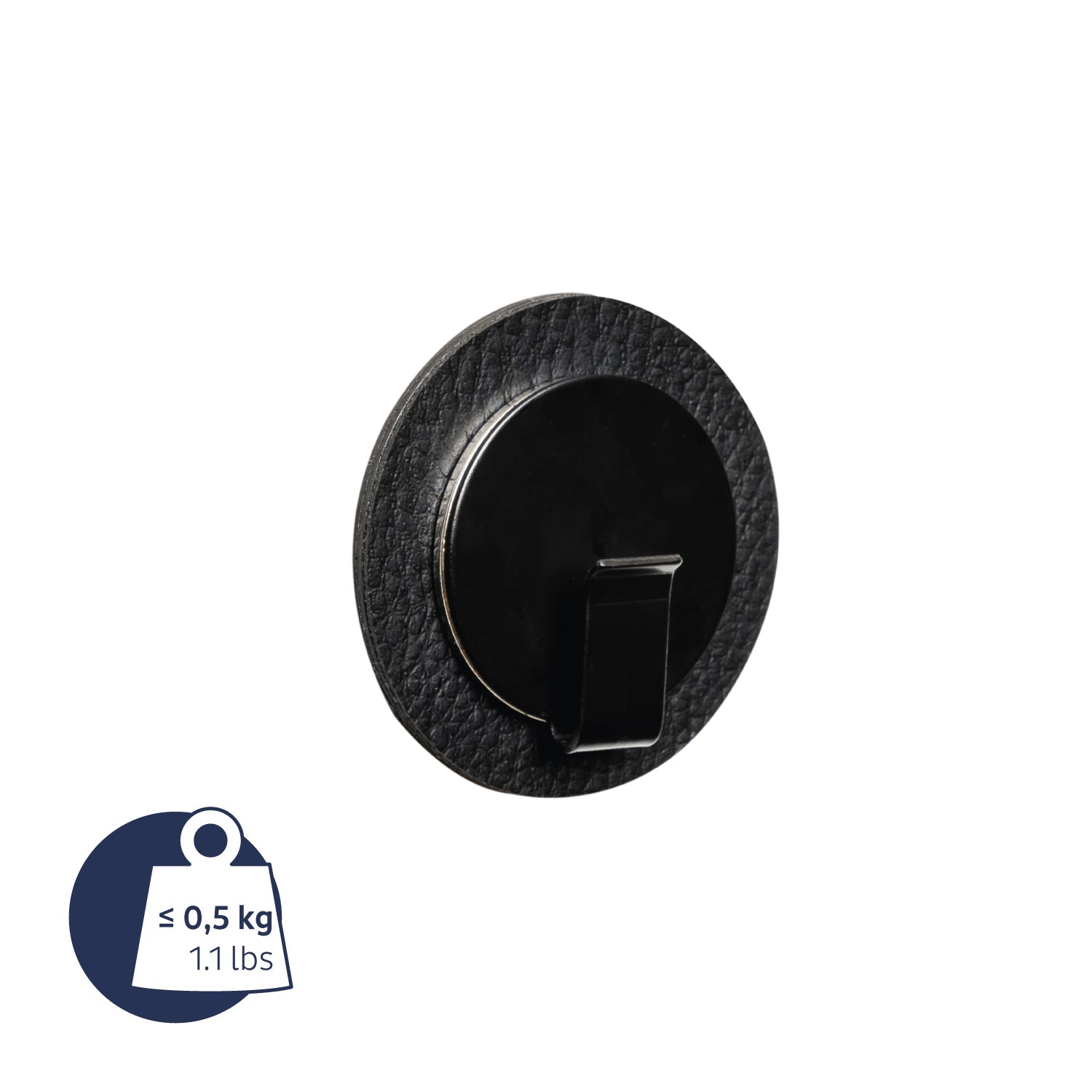 Crochet magnétique CLEVER NOIR avec Pad NOIR